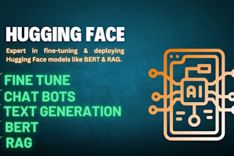 do fine tune, deploy bert and rag models with hugging face