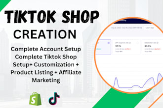 setup tik tok shop, tik tok affiliate, tiktok shop marketing, shopify marketing