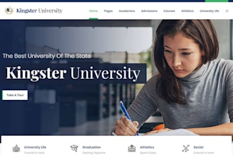 build education website lms school website college website online course website
