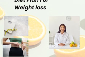 get a customized diet plan for weight loss