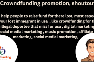 do shoutout donor promotion in usa to a deportee immigrant