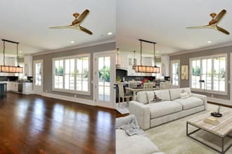 create a realistic virtual staging for your home