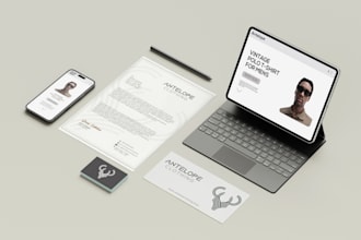 design professional minimalist stationaries for your brand