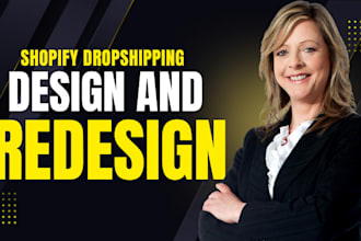 redesign, design shopify store build shopify dropshipping store, shopify website