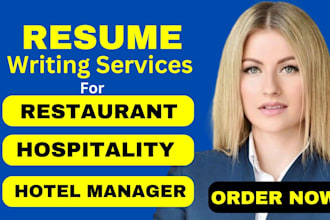 craft resume for restaurant manager hospitality chef cook and kitchen manager