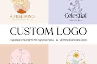 design a custom botanical logo and brand identity