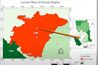 gis map making and geographical analysis for you