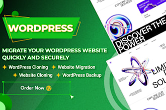 clone website and migrate website to wordpress and vice versa