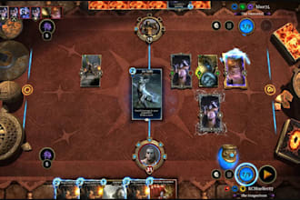 make 2d board multiplayer card game,pokemon game, trading card game,2d card game