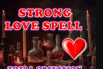 cast super strong love spell for stubborn target ,spell for obsession spell