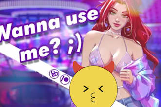 do text erotic rp with you based on your prompt
