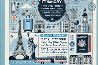 your holiday itinerary and travel plans