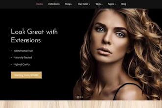 hair extension website hair extension shopify store hair extension website