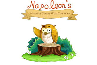 design cover art children book logo