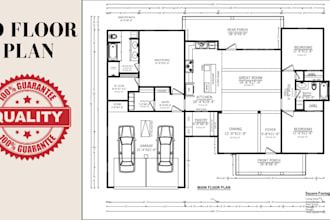 design architectural floor plan, blueprint, floor plan, site plan in autocad
