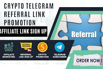 do telegram referral crypto memecoin promotion affiliate referral link sign up