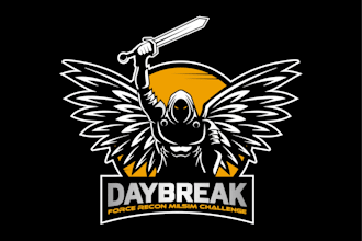 design angel character daybreak logo