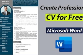 do CV formatting in your template