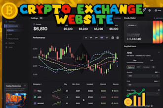 develop crypto exchange website, exchange platform crypto trading website web3