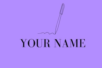 create a custom name logo