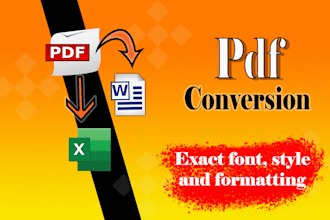 covert pdf to word, excel, google docs or sheets