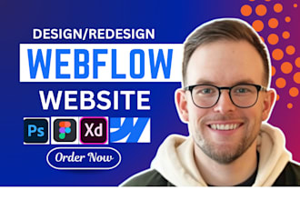 build webflow website figma to webflow design webflow landing page development