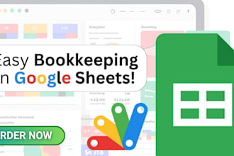 setup google sheets for business or personal accounting