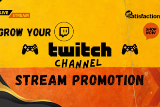 promote your twitch channel naturally and attract live viewers