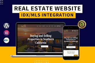 build real estate website for agents and investors