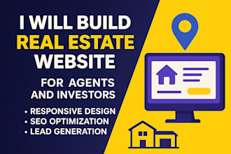 build real estate website for agents and investors