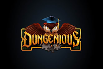 design fantasy quiz game logo