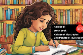 do childrens book illustration, kids book illustration, storybook and kids book