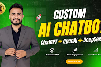 develop custom ai chatbot chatgpt, openai, deepseek for your business