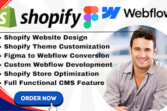shopify website expert redesign shopify website redesign figma to webflow design