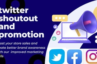 shoutout promote website link to 200m USA UK twitter ig fb yt tiktok audience