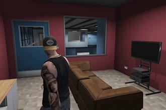 fivem server mlo interior map ymap gta v house interior, fivem ped,custom ped