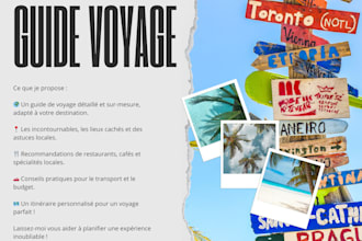 create a personalized travel guide for your trip