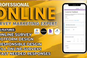 setup online survey, via google form, jotform, to get 1,000 respondent