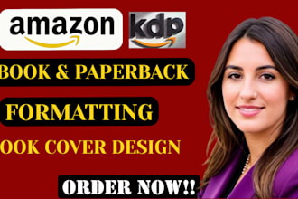 do book formatting for amazon kdp, lulu, book publishing, book cover, kids book