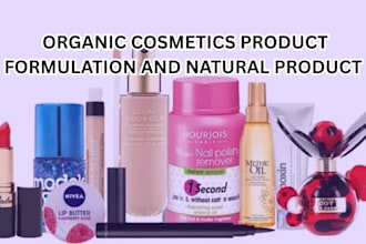 be organic cosmetics product formulation and natural product