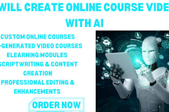 create online course, video course, elearning video murf ai synthesia ai, skool