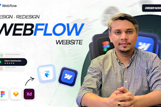 build custom webflow design or development, figma to webflow