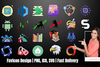 design a professional favicon for your website and app