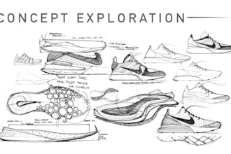 create unique footwear sneaker and shoe designs using tech pack for production