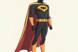 design superhero character for your comic or story