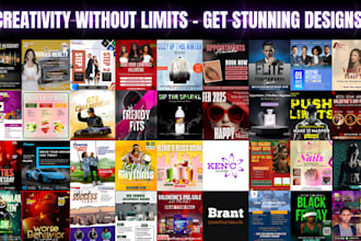 create any design using canva pro, product ad flyer, poster, motion graphics etc