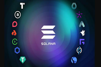 develop erc20 token,bep20token,smart contract,presale website,solana token,xrp