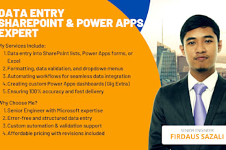 do microsoft power apps and sharepoint data entry with accuracy