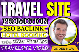 do travel site promotion social media ads vrbo airbnb hotel bookings