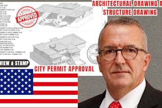 review stamp architect as licensed civil and structural engineer for city permit